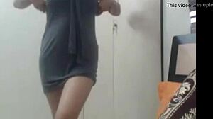 big boobs bouncing under the black night sky with a monster cock