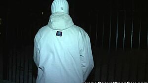 In this casual scene, a teen with the best tits engages in hardcore sex, blowjob, and cumshot.