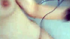 omg, check out this blonde girlfriend deepthroating a huge cock on hidden cam 😍