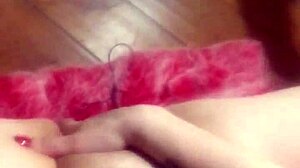 Watch Her Big Tits Squirt Wetly in the Mirror