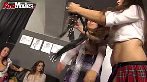 fun movies featuring german amateurs in lingerie using toys for lesbian scenes.