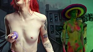 Gigi Rouge Unboxes And Tests Huge Toys On Her Tight Pussy