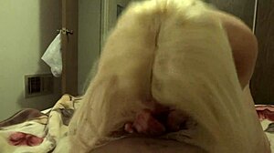 Sexy Blonde Barbie Blaze Receives Facial Cumshot from Big Cock on Webcam