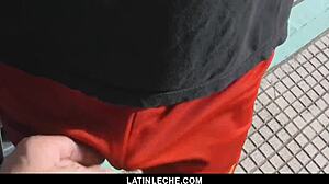Latinleche - Sexy Latin Cocksucker Gets FUCKED By Stranger On Camera