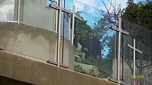 Bold Housewife with Big Boobs Sucks Cock and Fucks Hard in Kitchen