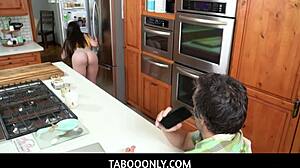 scarlett sommers and lily lou get naughty with donnie rock alone at home 😈