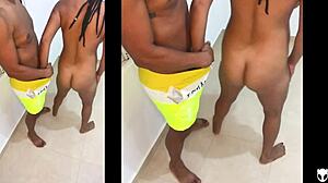 How delicious you are my room mate, let's fuck in the dorm