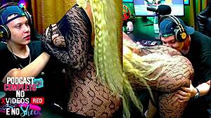 Ruan Grabs Andressa Sanchez's Tits And Ass In Sheer Red