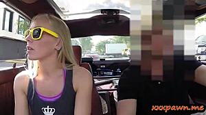 Petite Blonde Bimbo Gets Nailed Hard