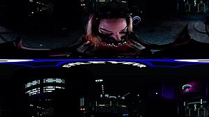 Evileyevr's Cyberpunk Alley Sex with Karma Rx in Costume Doggystyle POV Blowjob