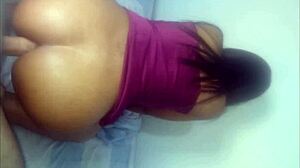 In this intense encounter, a man stretches his 18-year-old stepdaughter's tight asshole wide open with powerful thrusts, admiring her delicious big ass as he fucks her relentlessly like a prostitute.