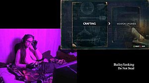 Naked Monster Reveals Big Natural Tits In Evil Within 2.