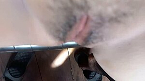 Stepsister masturbates with dildo at home for maximum pleasure