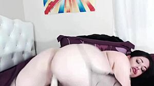 on my knees using dildo and cock for sexy milf play