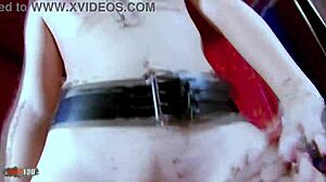 Watch Ally a rip clothes off on bed?