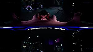 Evileyevr's Cyberpunk Alley Sex with Karma Rx in Costume Doggystyle POV Blowjob