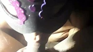 Latina Mommy In Homemade Video Call With Fan