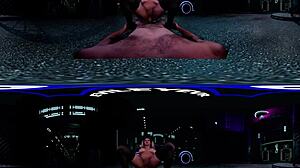 Evileyevr's Cyberpunk Alley Sex with Karma Rx in Costume Doggystyle POV Blowjob