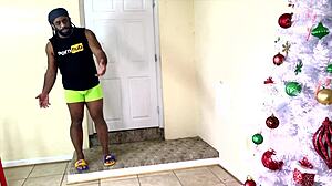 Nina Rivera makes Don Whoe happy on Christmas with rough fucking!