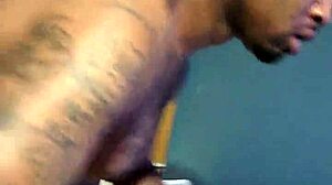 Blonde Babe Rides Big Black Cock Roughly