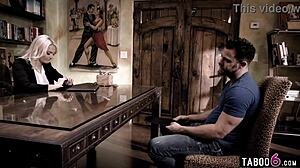 i wanted that blonde milf kenna james for myself in the office blowjob