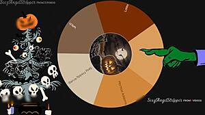 Halloween Cosplayer as Succubus in Sex Game with Fiance.