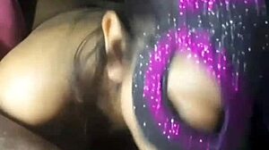 Latina Mommy In Homemade Video Call With Fan