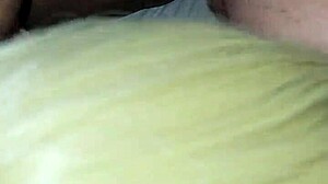 Blonde Babe Rides Big Black Cock Roughly