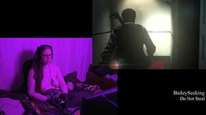 Naked Monster Reveals Big Natural Tits In Evil Within 2.