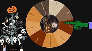 Halloween Cosplayer as Succubus in Sex Game with Fiance.