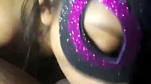 Latina Mommy In Homemade Video Call With Fan