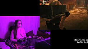 Naked Monster Reveals Big Natural Tits In Evil Within 2.