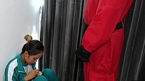 squid game turns into intense anal action