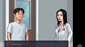 Busty Blonde Roxxy Bathes In Shower