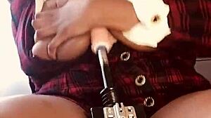 big titty slut fucked by machine