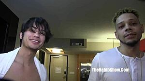 Sultry ebony teen ivy young enjoys a latin encounter with donny sins and derek forreal