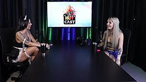 Kyra Sheer Red messaged and filmed her first anal scene with a dwarf actor 😏