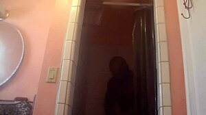 shower sex with a fat babe and big black cock, damn hot