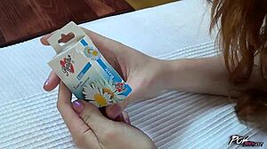 Plowing that red pussy bush like a champ, so intense and hairy 😈💦