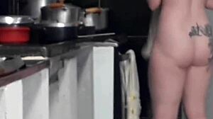 Maid's Tasty Ass Excites Boss During Weekly Cleaning