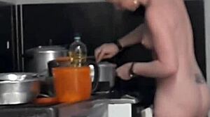 Maid's Tasty Ass Excites Boss During Weekly Cleaning