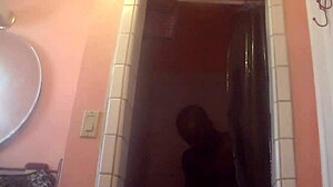 shower sex with a fat babe and big black cock, damn hot