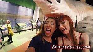 Candle bondage with sexy 18+ girls Alexa Nova