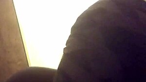 she's sucking that black guy's cock in a blowjob