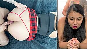 latina student's painful anal surprise shocks everyone