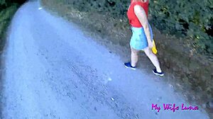 We Stopped At A Picnic Area And Luna Immediately Wanted To Enjoy My Big Cock