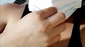 Stepsister Challenges Me To Show Her Hot Pussy In Lingerie