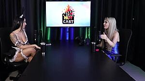 Kyra Sheer Red messaged and filmed her first anal scene with a dwarf actor 😏