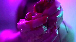 quianon master teaches footjob in kitchen solo