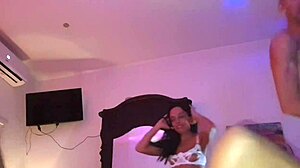 slut wife fucked by shemale and husband